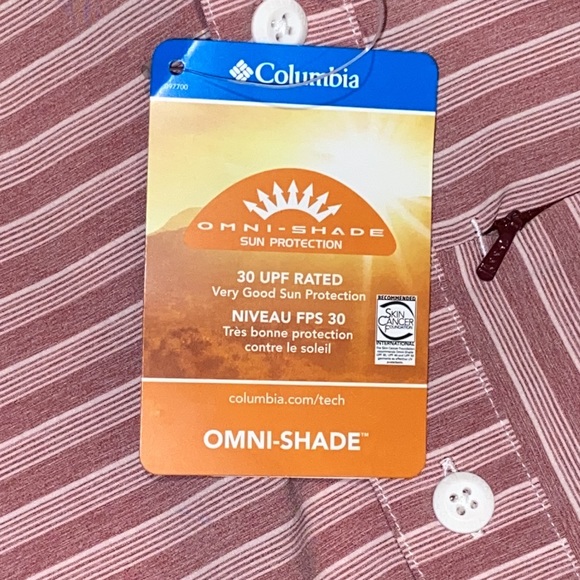 New men’s Columbia Omni-Shade shirt Sz Large - Picture 4 of 6